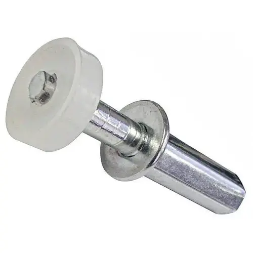 2-1/4" - 7/8" Diameter Wardrobe Bi-Fold Top Guide Metal Base White - pack of 2 2-1/4" - 7/8" Diameter Wardrobe Bi-Fold Top Guide Metal Base White - pack of 2