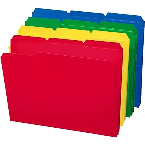 1/3 Tab Letter File Folder 8.5" X 11" 0.75" Expansion - pack of 24 1/3 Tab Letter File Folder 8.5" X 11" 0.75" Expansion - pack of 24