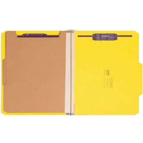 Safeshield Letter Classification Folder 8.5" X 11" Yellow - pack of 10 Safeshield Letter Classification Folder 8.5" X 11" Yellow - pack of 10