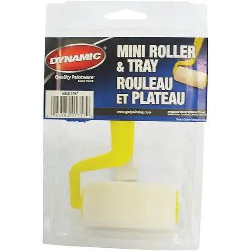 75mm X 5mm 3" X 1/4" Mini Roller And Tray Kit - pack of 6 75mm X 5mm 3" X 1/4" Mini Roller And Tray Kit - pack of 6