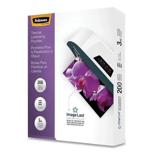Imagelast Laminating Pouches With UV Protection, 3 Mil, 9" X 11.5", Clear - pack of 200 Imagelast Laminating Pouches With UV Protection, 3 Mil, 9" X 11.5", Clear - pack of 200