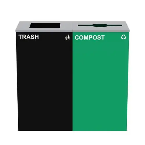 58g 2-Stream Green Compost Bin Station - pack of 2 58g 2-Stream Green Compost Bin Station - pack of 2