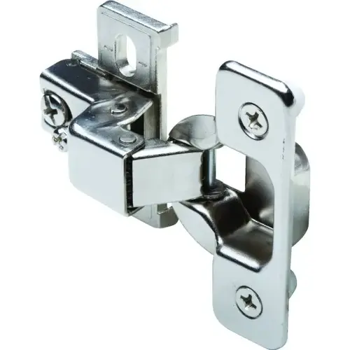 1/2 In. Overlay Self-Closing Cabinet Hinge (Nickel) - pack of 2 1/2 In. Overlay Self-Closing Cabinet Hinge (Nickel) - pack of 2