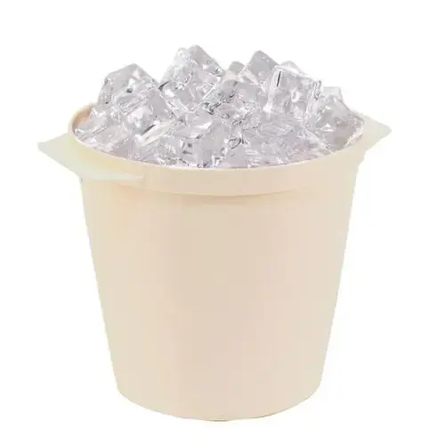 Essential 3 Quart Round Ice Bucket With Handles, Vanilla - pack of 36 Essential 3 Quart Round Ice Bucket With Handles, Vanilla - pack of 36
