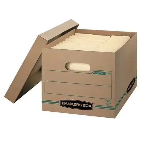 Earth Series Stor/File Kraft/Green Storage Box - pack of 12 Earth Series Stor/File Kraft/Green Storage Box - pack of 12