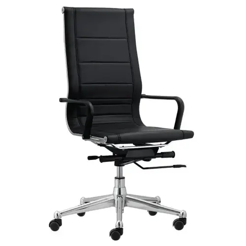Florence Endura Black High Task Chair W/soft Arms - pack of 2 Florence Endura Black High Task Chair W/soft Arms - pack of 2