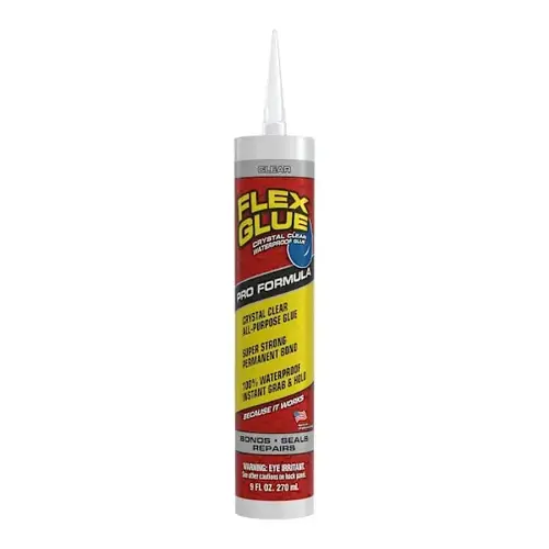 Pro-Formula Rubberized Waterproof Adhesive, Clear, 9 Oz. - pack of 6 Pro-Formula Rubberized Waterproof Adhesive, Clear, 9 Oz. - pack of 6