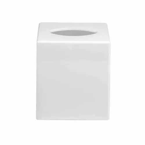 Oasis Spa Collection Boutique Tissue Box Cover White - pack of 12 Oasis Spa Collection Boutique Tissue Box Cover White - pack of 12