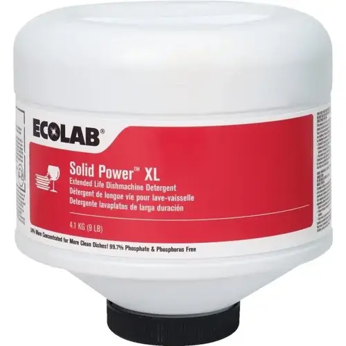 Solid Power Xl Machine Warewash Detergent, 9lb - pack of 4 Solid Power Xl Machine Warewash Detergent, 9lb - pack of 4