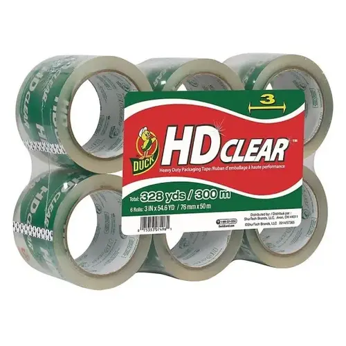Hd Clear Extra-Wide Heavy-Duty Packaging Tape 3" X 55 Yd - pack of 4 Hd Clear Extra-Wide Heavy-Duty Packaging Tape 3" X 55 Yd - pack of 4
