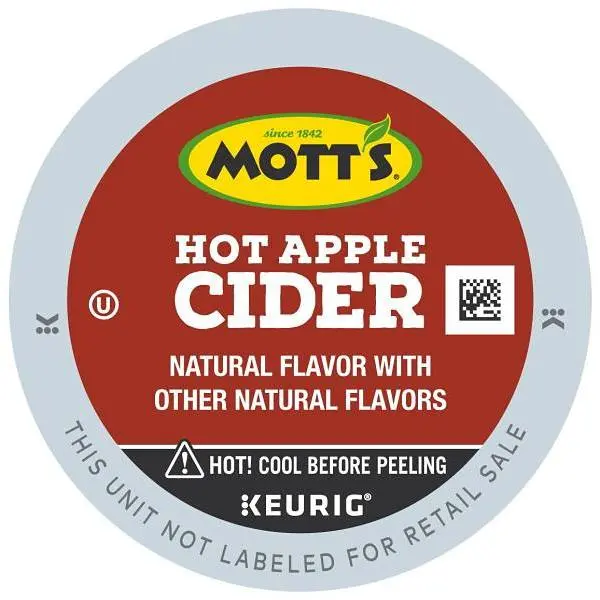Keurig MottS Apple Cider K-Cup Case - pack of 96 5000350498