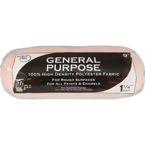 00093 9" General Purpose 1-1/4" Nap Roller Cover - pack of 12 00093 9" General Purpose 1-1/4" Nap Roller Cover - pack of 12