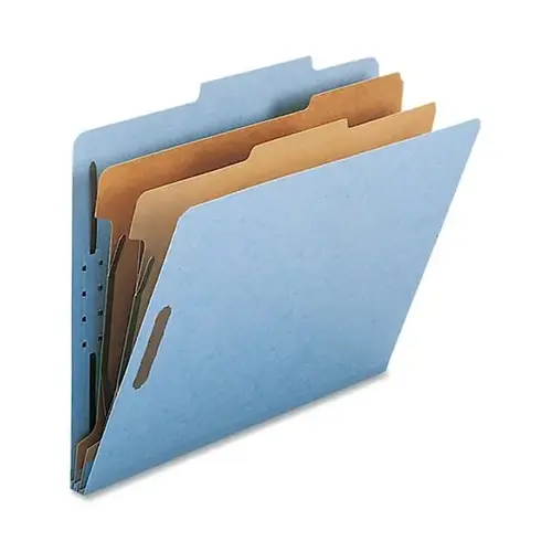 Letter Classification Folder 8.5" X 11" Blue - pack of 10 Letter Classification Folder 8.5" X 11" Blue - pack of 10