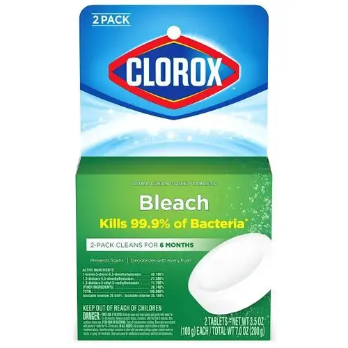 Ultra Clean Toilet Tablets With Bleach, 3.5 Oz - pack of 12 Ultra Clean Toilet Tablets With Bleach, 3.5 Oz - pack of 12