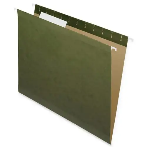 1/3 Tab Letter Hanging Folder 8.5" X 11" Green - pack of 25 1/3 Tab Letter Hanging Folder 8.5" X 11" Green - pack of 25