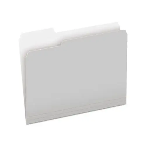 1/3 Tab Letter File Folder 8.5" X 11" Gray - pack of 100 1/3 Tab Letter File Folder 8.5" X 11" Gray - pack of 100