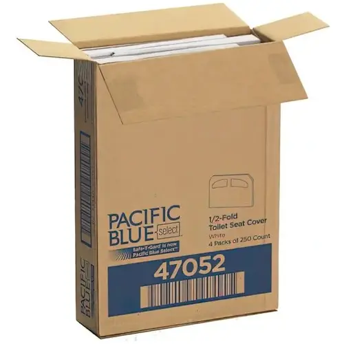 Pacific Blue Select Safe-T-Gard Half Fold Toilet Seat Covers - pack of 1000 Pacific Blue Select Safe-T-Gard Half Fold Toilet Seat Covers - pack of 1000