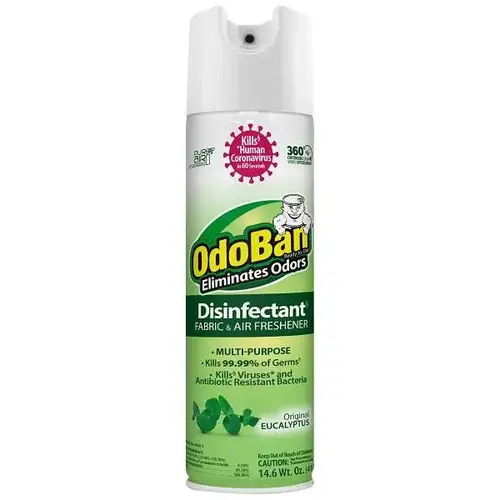 14.6 Oz Disinfectant Fabric And Air Refresher Spray, Eucalyptus - pack of 6 14.6 Oz Disinfectant Fabric And Air Refresher Spray, Eucalyptus - pack of 6