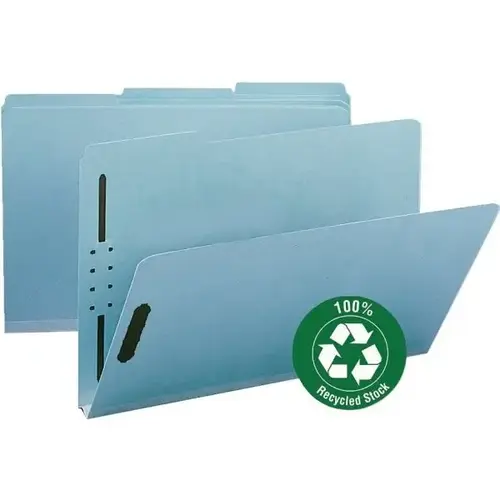Pressboard Legal Folder, Blue - pack of 25 Pressboard Legal Folder, Blue - pack of 25