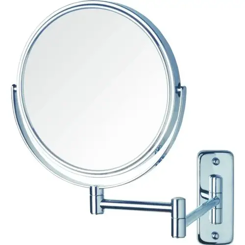 8 Wall Mounted Mirror Chrome - pack of 6 8 Wall Mounted Mirror Chrome - pack of 6