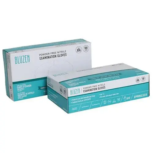Bluzen Nitrile Gloves, 6 Mil, Blue, 2x-Large - pack of 1000 Bluzen Nitrile Gloves, 6 Mil, Blue, 2x-Large - pack of 1000