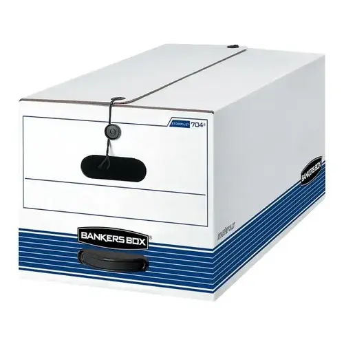 Stor/File White/Blue Storage Box - pack of 4 Stor/File White/Blue Storage Box - pack of 4