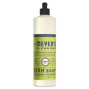 Mrs. Meyer's SJN372575 16 Oz Dishwashing Detergent (Lemon Verbena Scent) - pack of 6