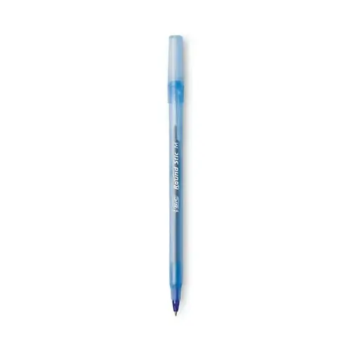 Round Stic Xtra Life Pen 1 Mm Blue Ink Translucent Blue Barrel - pack of 12 Round Stic Xtra Life Pen 1 Mm Blue Ink Translucent Blue Barrel - pack of 12