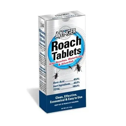 6 Oz. Roach Killer Tablets, 40% Boric Acid - pack of 12 6 Oz. Roach Killer Tablets, 40% Boric Acid - pack of 12