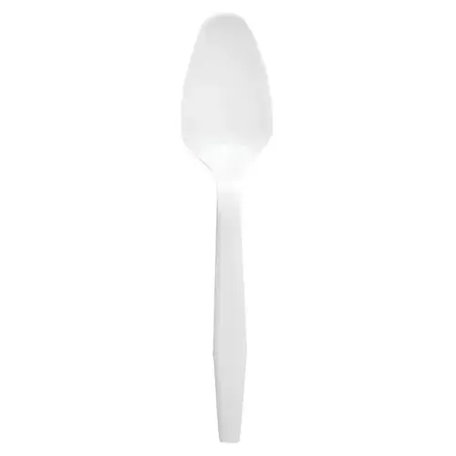 Medium Weight White Polypropylene Spoon - pack of 1000 Medium Weight White Polypropylene Spoon - pack of 1000