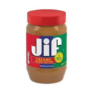 JIF 5150072001 Creamy Peanut Butter, 40 Oz Jar - pack of 2