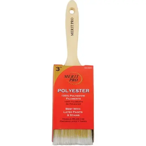 00046 3" 100% Polyester Beavertail Brush - pack of 6 00046 3" 100% Polyester Beavertail Brush - pack of 6