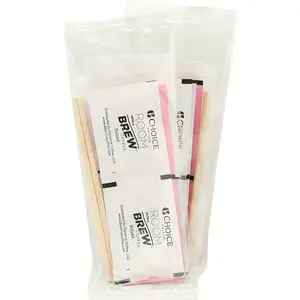 Choice Privileges C-CK-222W21-C250-CHP Room With A Brew/Condiment Kit W/Stirrer - pack of 250