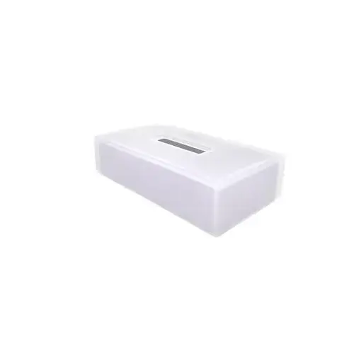 Flat/Rectangular Tissue Box Cover Snow - pack of 8 Flat/Rectangular Tissue Box Cover Snow - pack of 8