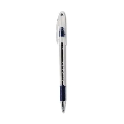 R.s.v.p. Ballpoint Pen Fine 0.7 Mm Blue Ink Clear/Blue Brl - pack of 12 R.s.v.p. Ballpoint Pen Fine 0.7 Mm Blue Ink Clear/Blue Brl - pack of 12