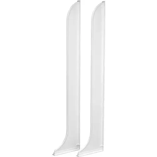 44 In. Splash Guards In White - pack of 2 44 In. Splash Guards In White - pack of 2