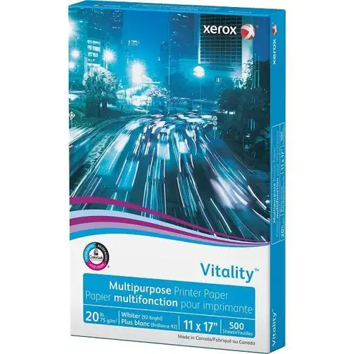 Vitality Copy Paper 11"X17" 20 Lb Basis Weight - pack of 500 Vitality Copy Paper 11"X17" 20 Lb Basis Weight - pack of 500