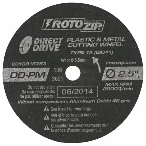 Dd-Pm5 Plastic & Metal Direct Drive Cut-Off Wheels - pack of 10 Dd-Pm5 Plastic & Metal Direct Drive Cut-Off Wheels - pack of 10