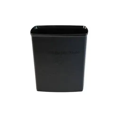 Eco-Luxury Certified Vegan Leatherette 14q Oval Wastebasket Black 8/Cs - pack of 8 Eco-Luxury Certified Vegan Leatherette 14q Oval Wastebasket Black 8/Cs - pack of 8