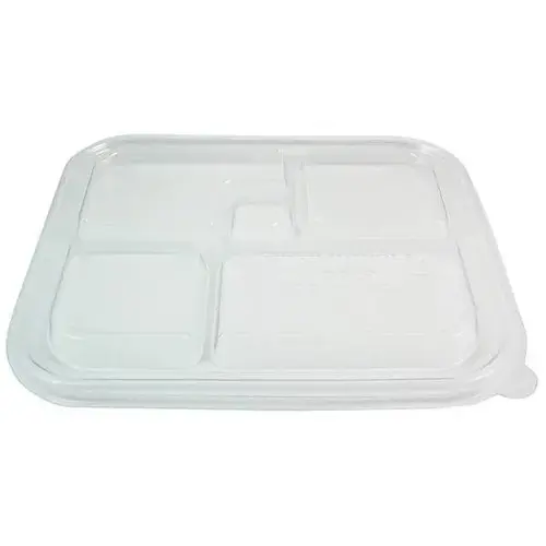 Plalid For Fiber Bento Bx Container,12.1x9.8x0.8,clear - pack of 300 Plalid For Fiber Bento Bx Container,12.1x9.8x0.8,clear - pack of 300