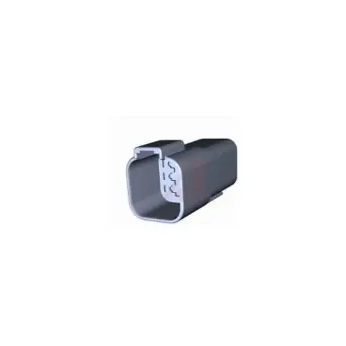 DT Series Receptacle, Rectangular, Grey, 6 Cavities, Contact Size 16, Current Rating 13 DT Series Receptacle, Rectangular, Grey, 6 Cavities, Contact Size 16, Current Rating 13