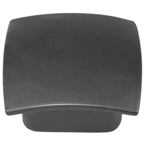 Strategic Brands 1 1/2 Square Knob - 16mm c/c - Aventura - Matte Grey 74532