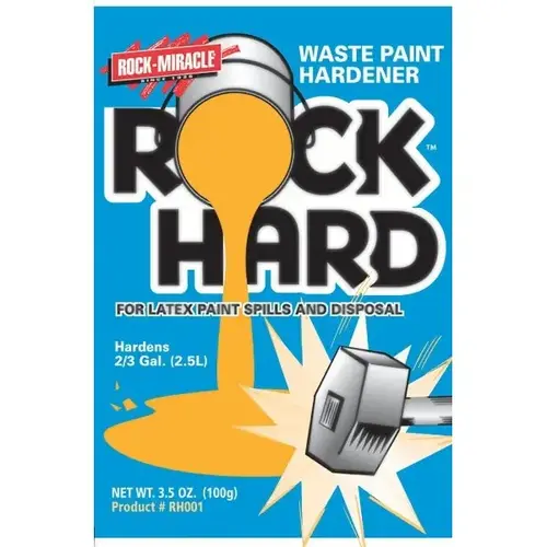 Rock Miracle Rh001 3.5 Oz. Rock Hard Latex Paint Hardener - pack of 15 Rock Miracle Rh001 3.5 Oz. Rock Hard Latex Paint Hardener - pack of 15