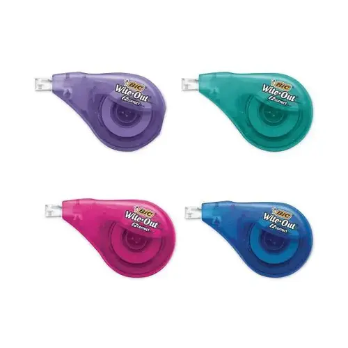 Wite-Out Ez Correct Correction Tape Asst Applicator Colors - pack of 4 Wite-Out Ez Correct Correction Tape Asst Applicator Colors - pack of 4