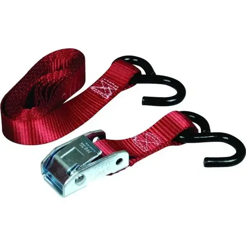 6 Ft Nylon Cam Buckle Tie Down Strap - pack of 2 6 Ft Nylon Cam Buckle Tie Down Strap - pack of 2