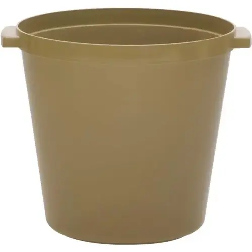 Lancaster 3 Quart Round Beige Plastic Ice Bucket With Handles - pack of 36 Lancaster 3 Quart Round Beige Plastic Ice Bucket With Handles - pack of 36
