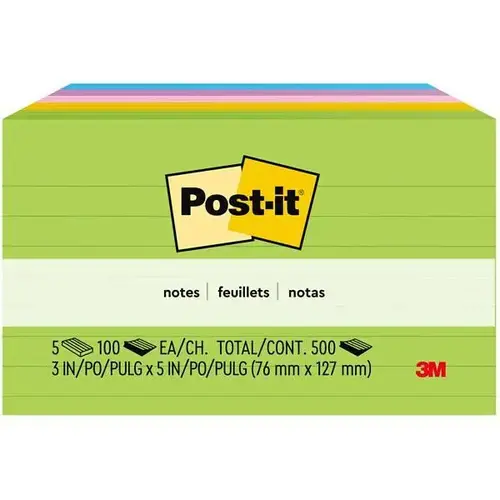 Notes Original Lined Notepads Floral Fantasy Color 3"X5" - pack of 5 Notes Original Lined Notepads Floral Fantasy Color 3"X5" - pack of 5