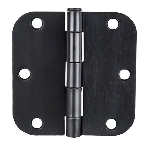 3.5 In. X 3.5 In. Hinge 5/8 In. Radius (Oil Rubbed Bronze) - pack of 2 3.5 In. X 3.5 In. Hinge 5/8 In. Radius (Oil Rubbed Bronze) - pack of 2