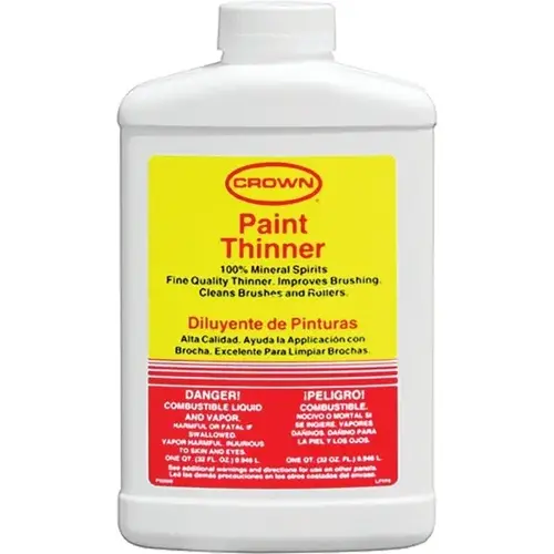 Cr.pt.p.04 Qt Paint Thinner Plastic - pack of 6 Cr.pt.p.04 Qt Paint Thinner Plastic - pack of 6