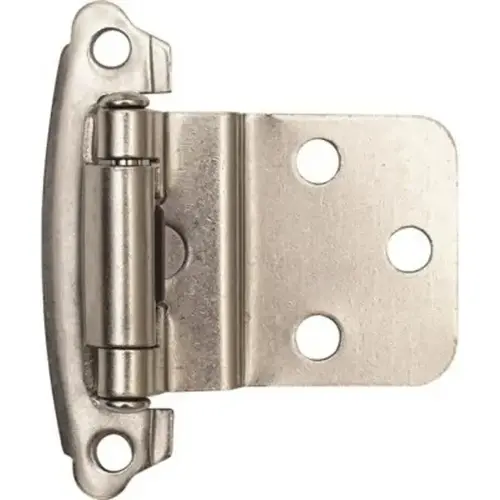 Cabinet Hinge, 1-1/2 In., Satin Nickel - pack of 20 Cabinet Hinge, 1-1/2 In., Satin Nickel - pack of 20